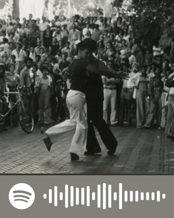 CUBANO cover artwork and Spotify code