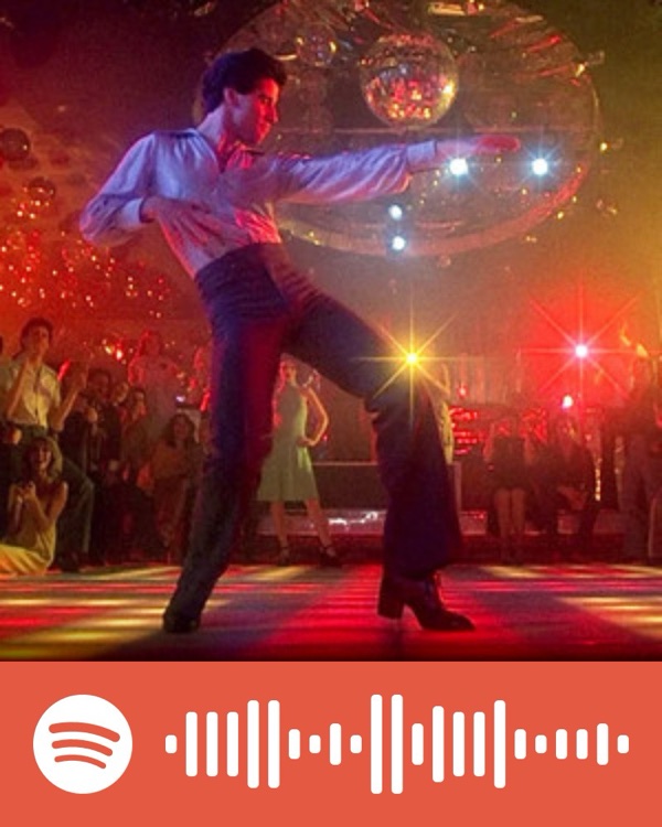 DISCO cover artwork and Spotify code
